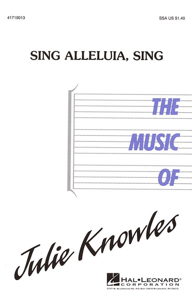 Sing Alleluia, Sing